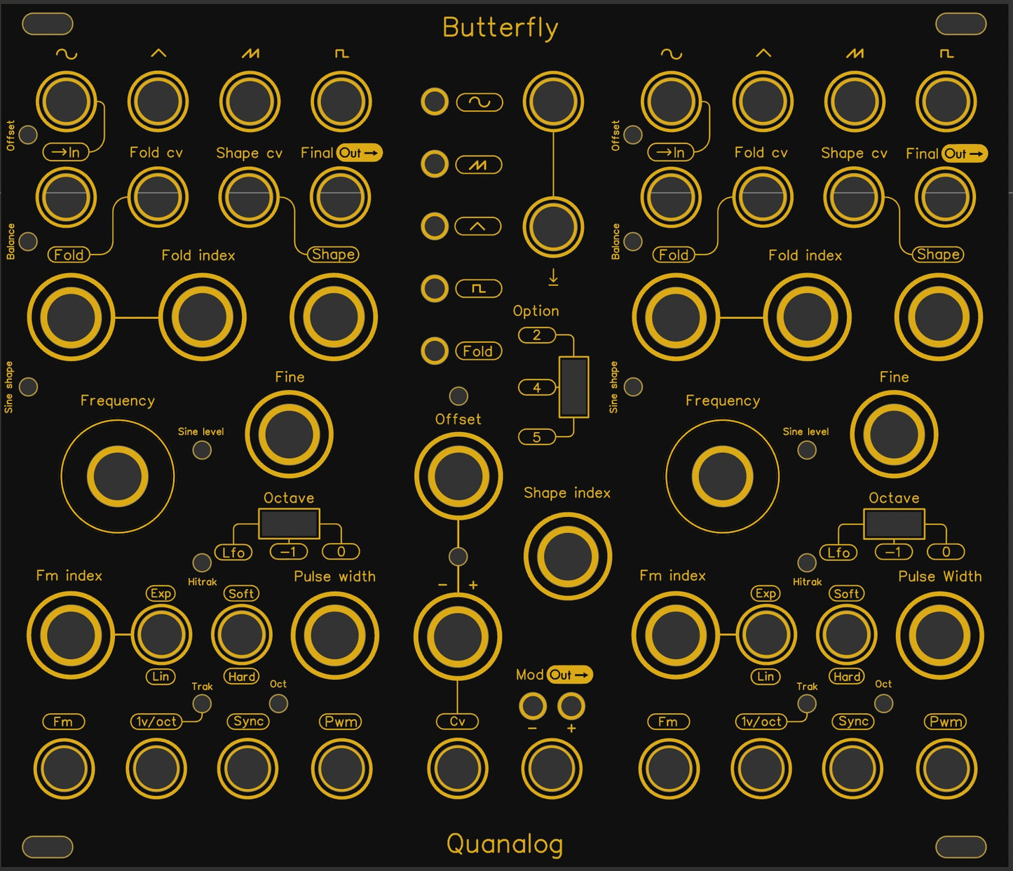 Quanalog Instruments - Butterfly (Complex VCO)