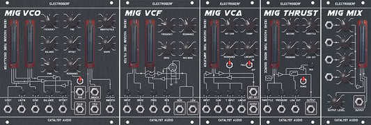 Catalyst Audio -MIG System (Vacuum tube VCO, VCF, VCA, Mixer, VC Noise)