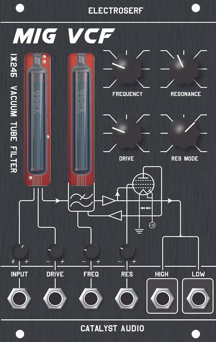 Catalyst Audio -MIG System (Vacuum tube VCO, VCF, VCA, Mixer, VC Noise)