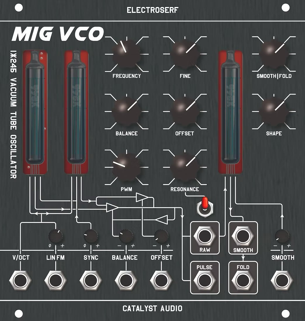 Catalyst Audio - MIG VCO (Analog Vacuum Tube Waveform Creation)