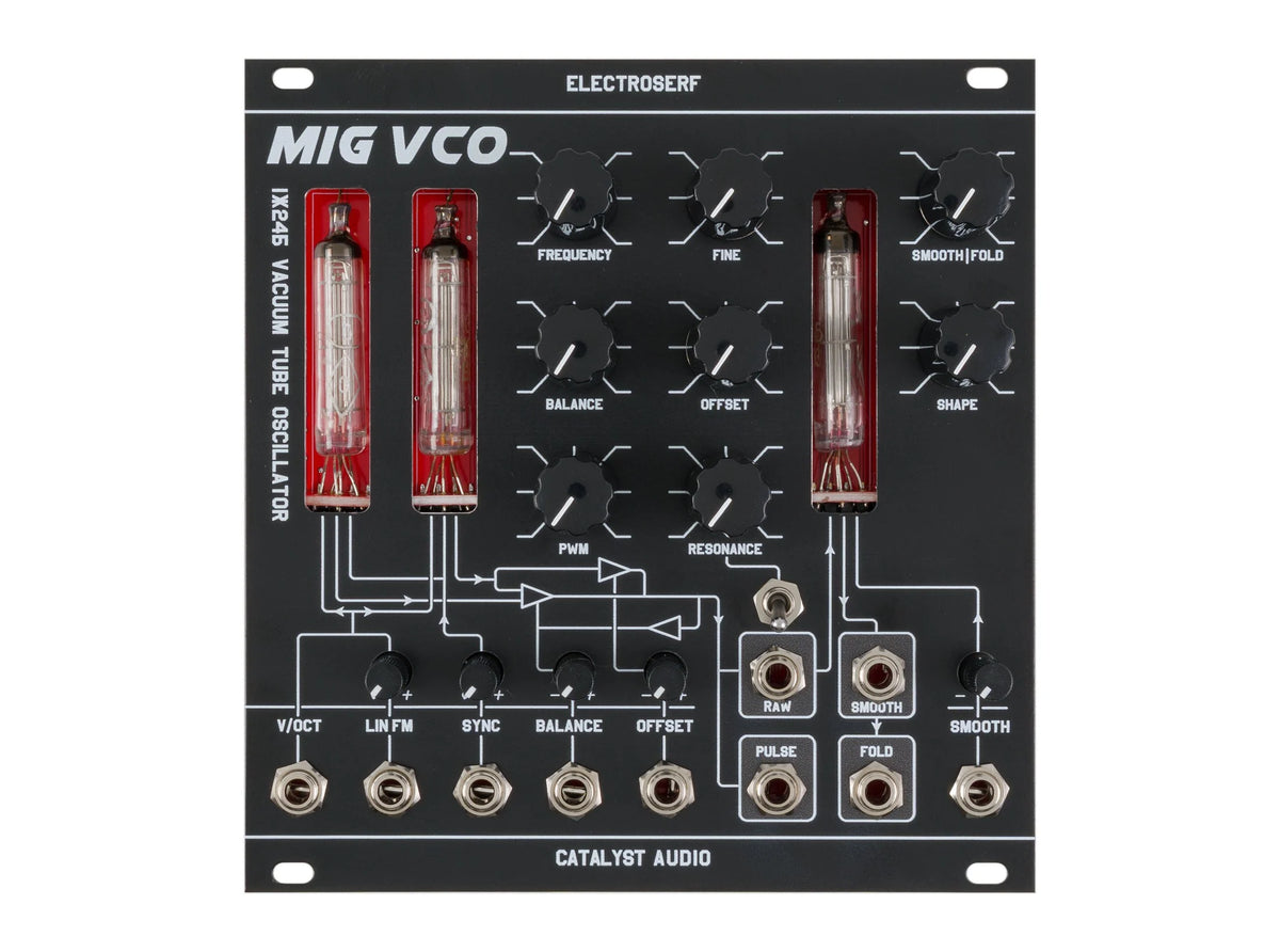 Catalyst Audio -MIG System (Vacuum tube VCO, VCF, VCA, Mixer, VC Noise)