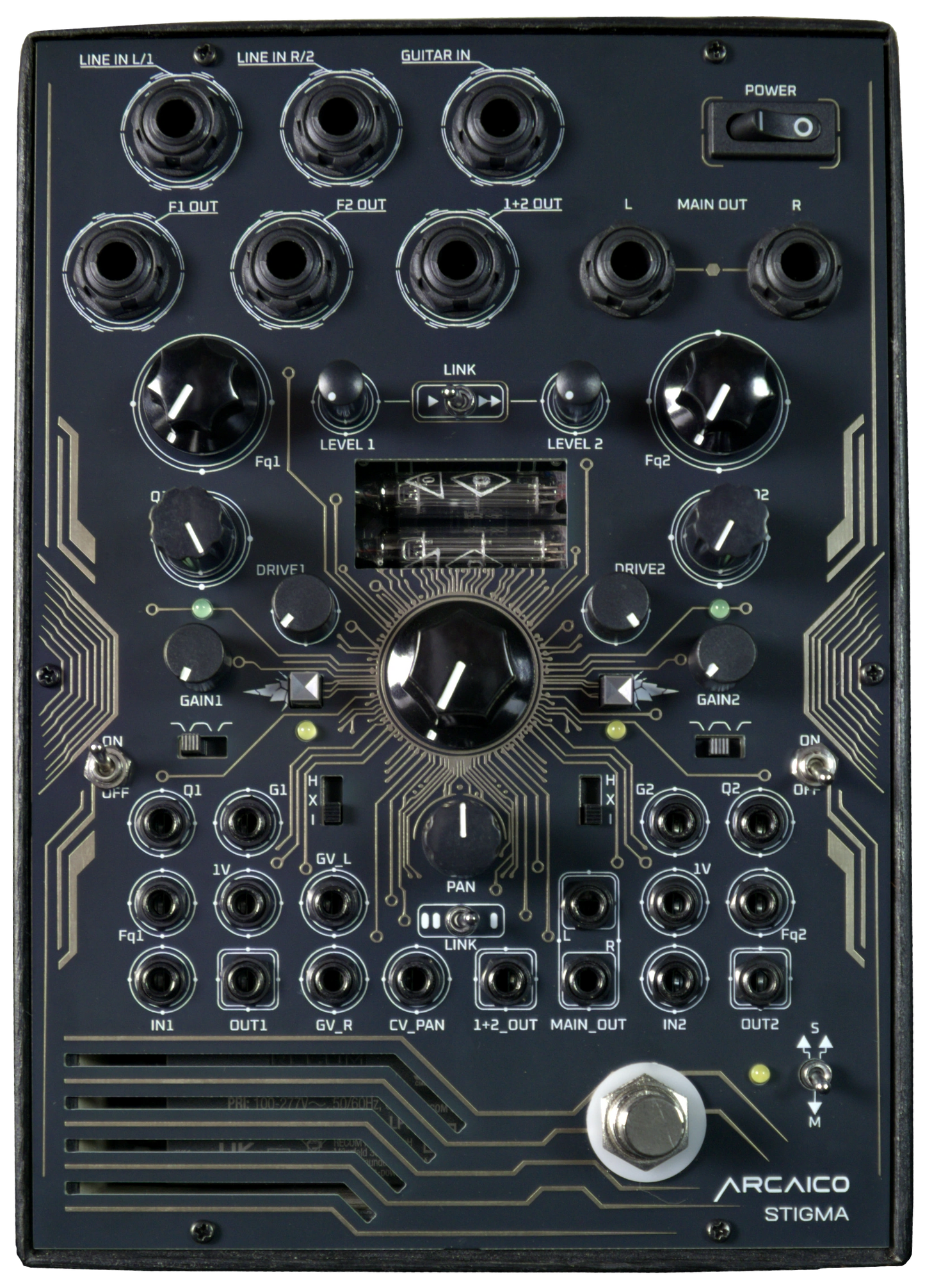 Arcaico - Stigma (Dual Tube Stereo Processor - Desktop/Pedal format)
