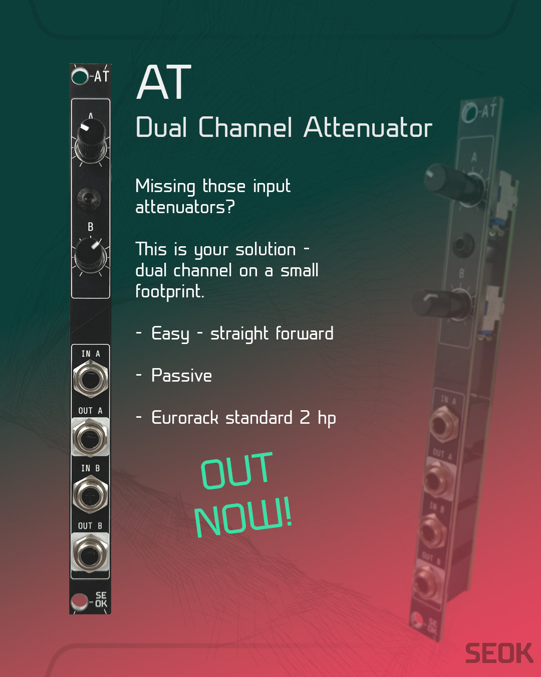 SEOK - AT (Passive Dual ch Attenuator)
