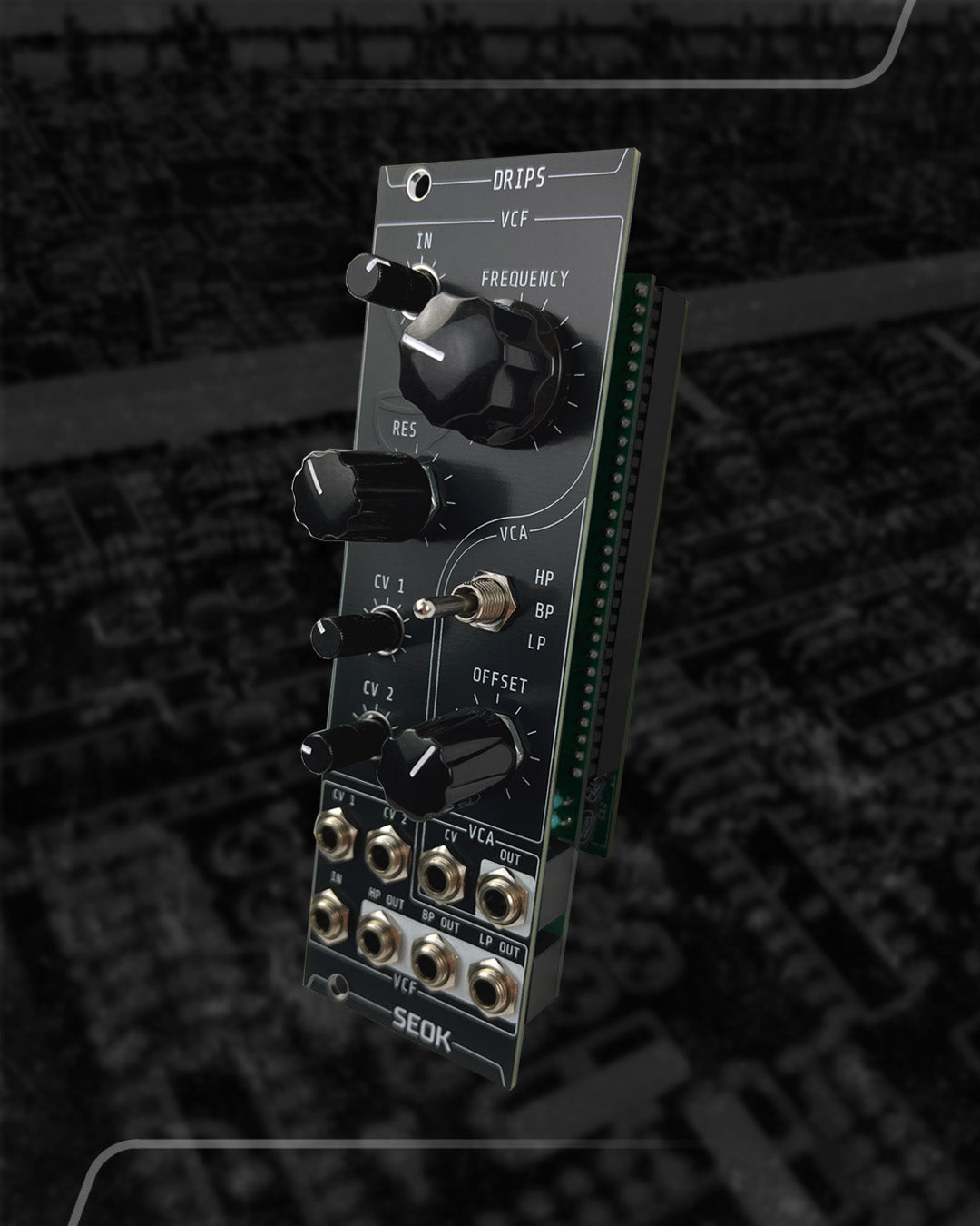 SEOK - Drips (Voltage Controlled Filter with VCA)