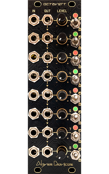 Abyss Devices - Octavert (8 channel attenuverter/attenuator mixer)
