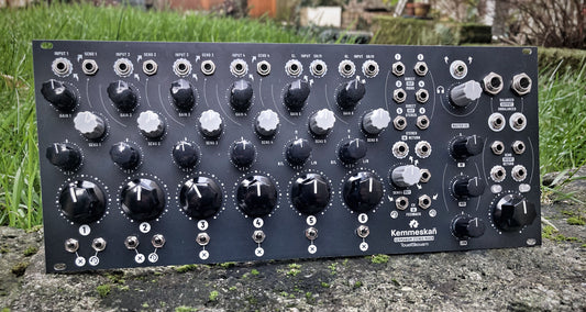 TouellSkouarn - Kemmeskan (Germanium Eurorack Stereo Mixer - 4 x Mono, 2 x Stereo)